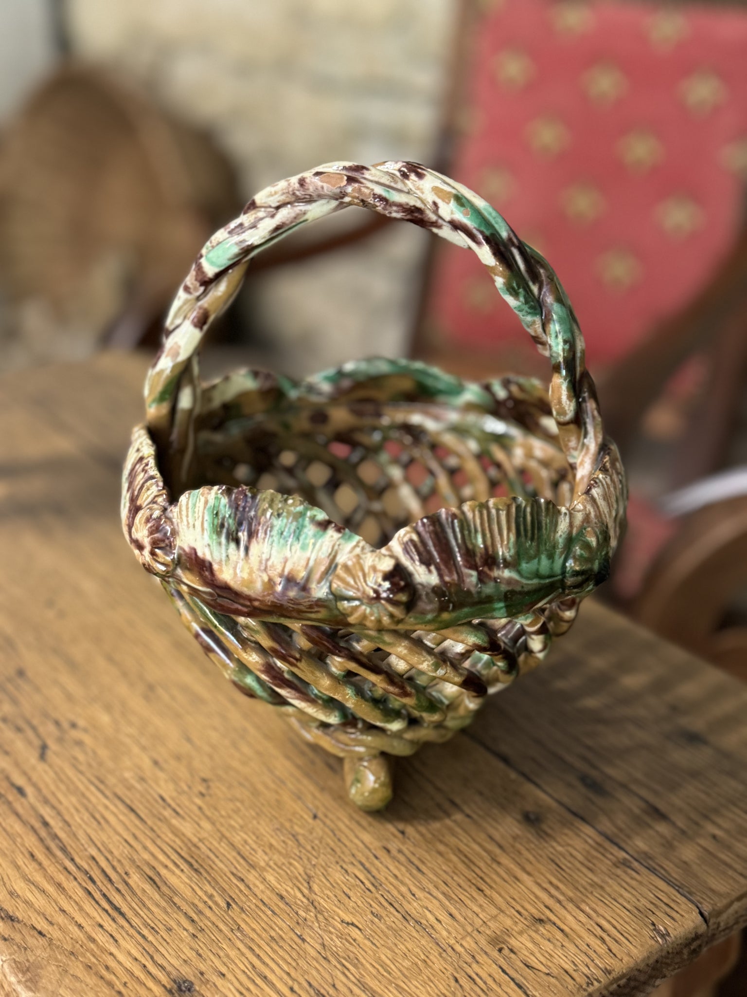 French Ceramic Basket