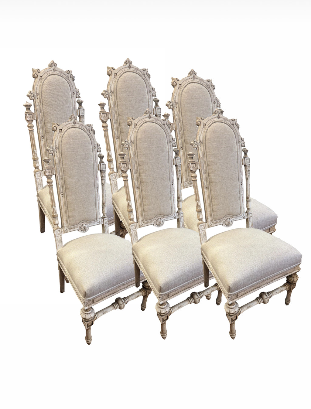 French Dining Chairs, S/6