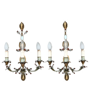 Italian Sconces (two pairs available)
