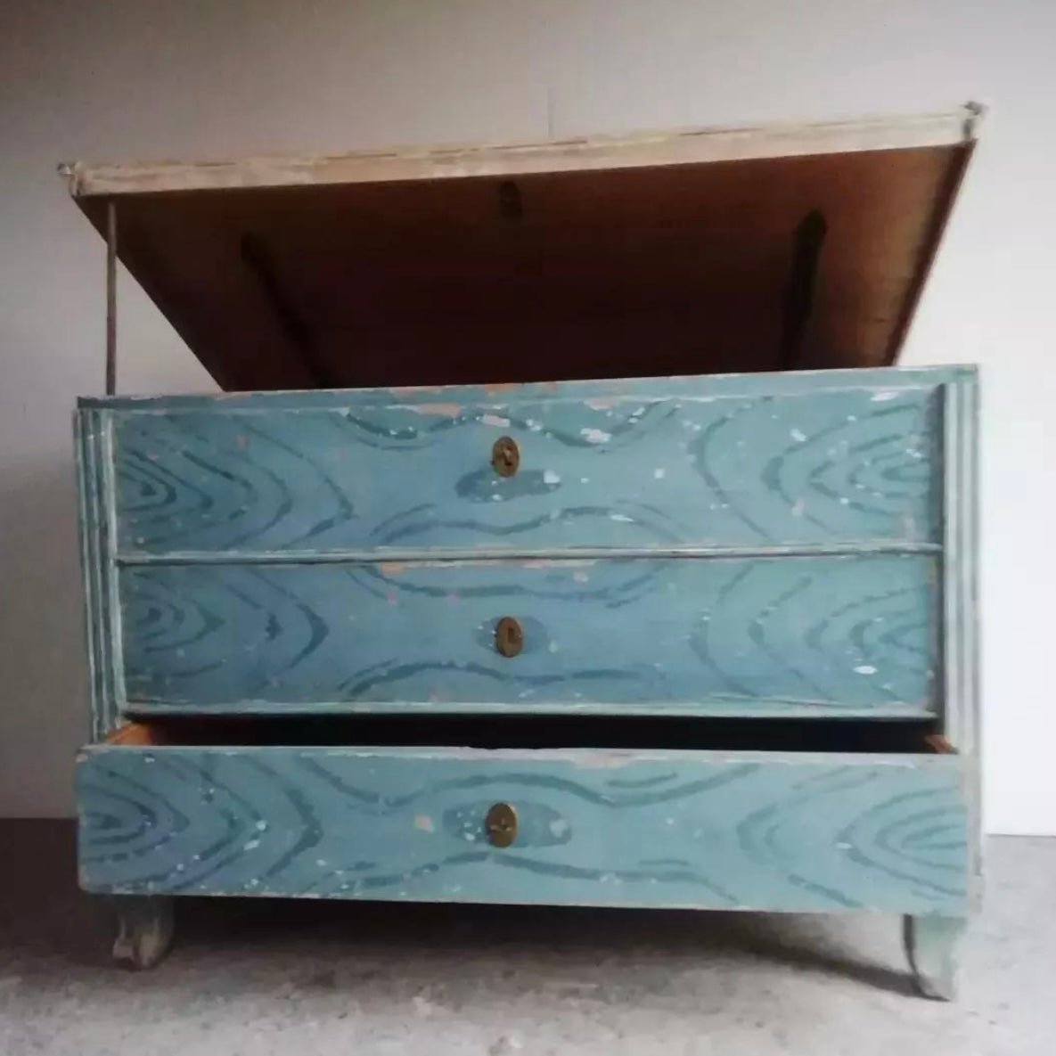 Painted Chest from Belgium