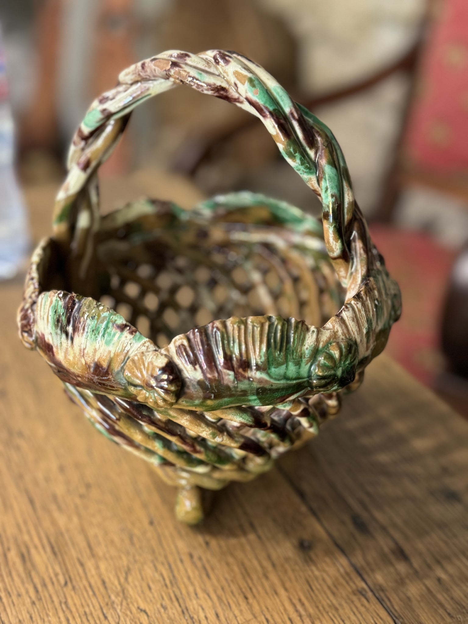 French Ceramic Basket