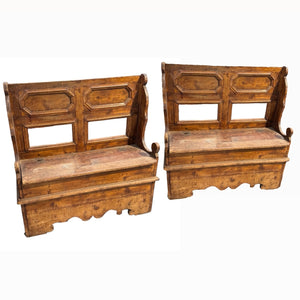 Pair of Italian Benches