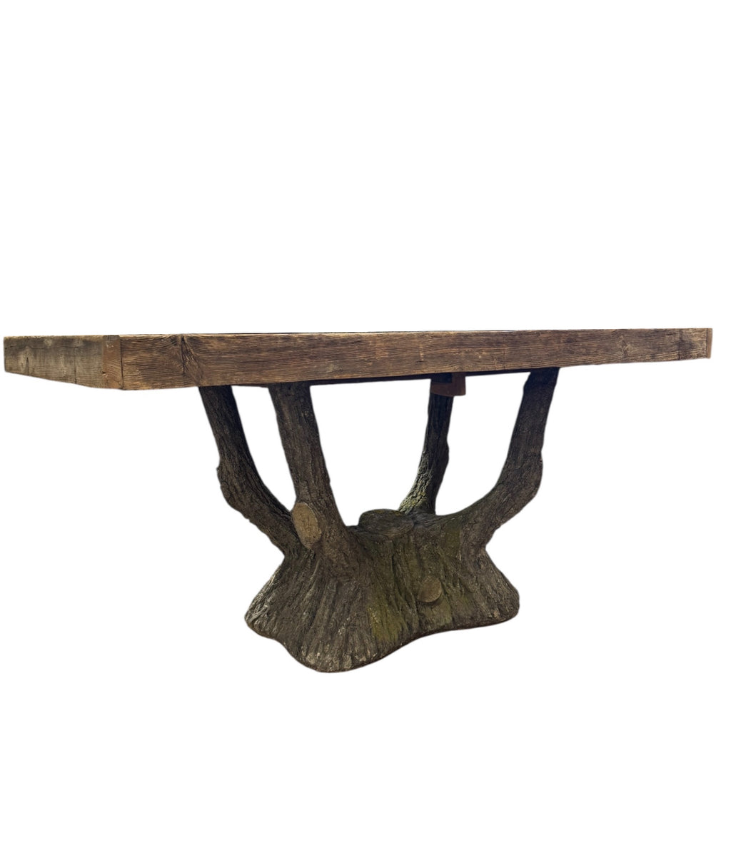 French Faux Bois Table