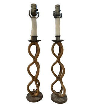 Pair Audoux Minet Candlesticks