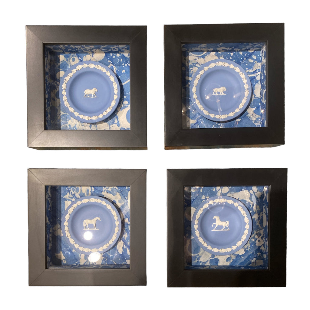 Four Framed Wedgwood Plates (each)