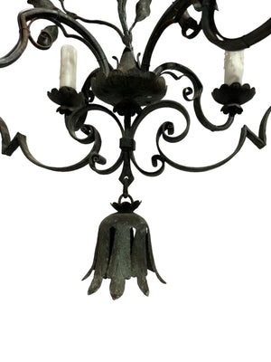 French Green Chandelier