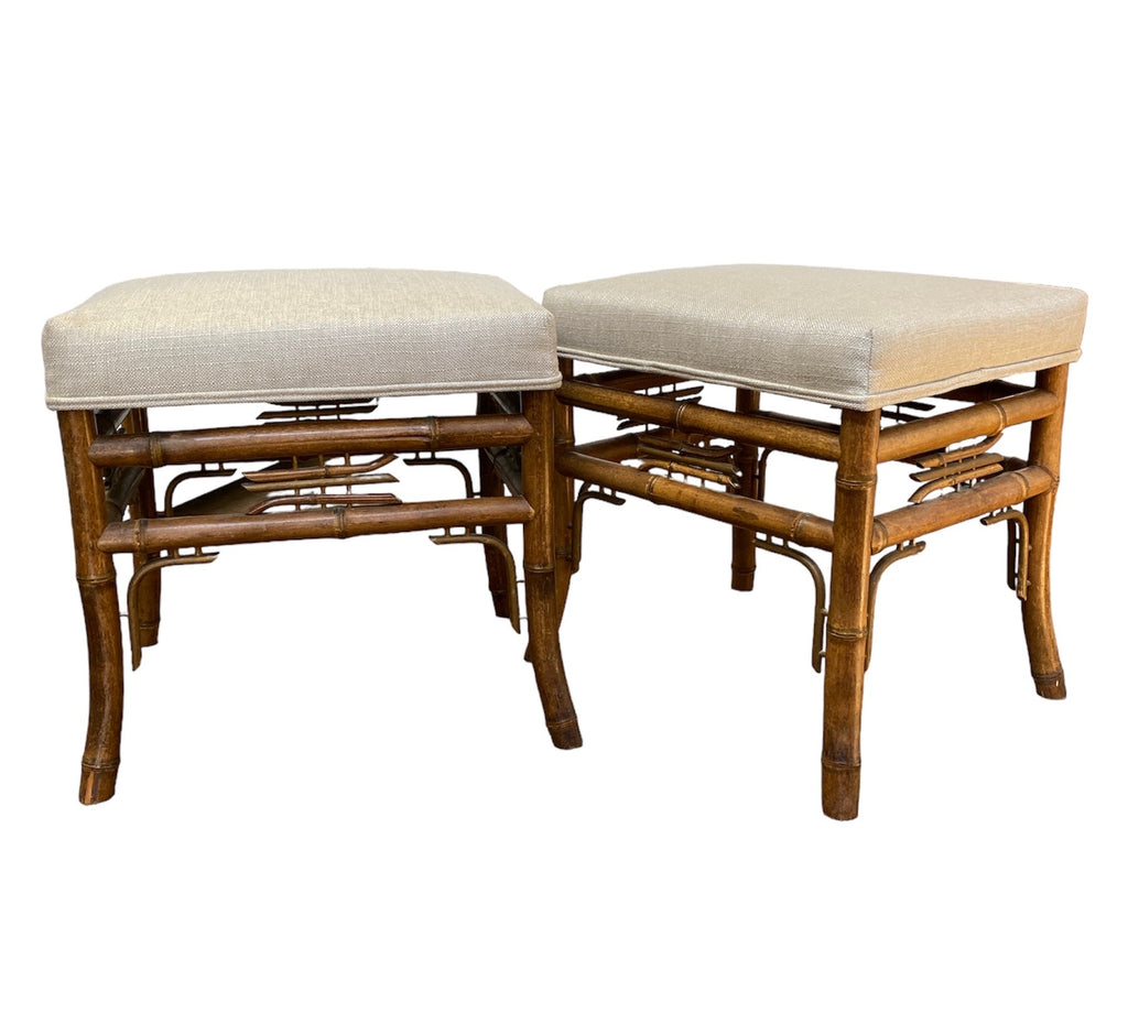 Pair of French Napoleon III Stools