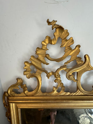 18th c French Gilt Mirror