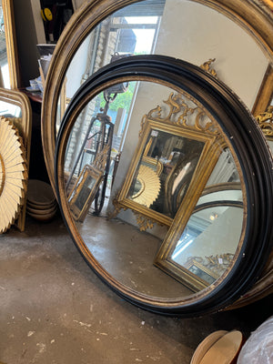 French Round Mirror