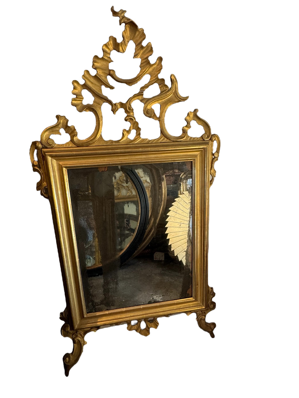 18th c French Gilt Mirror