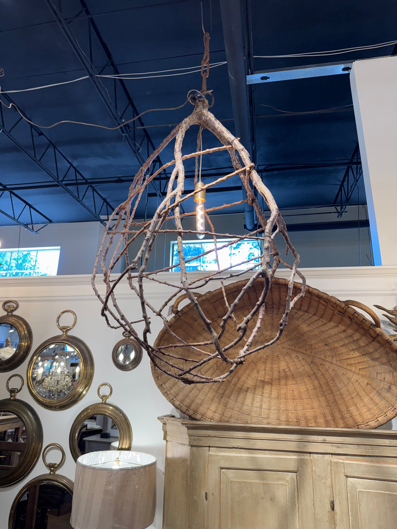 Spanish Twig Hanging Light