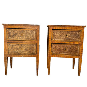 19th c Italian Side Tables, Pair