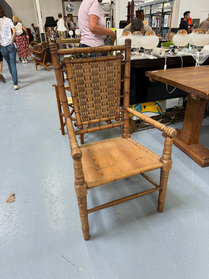 French Faux Bamboo Chair