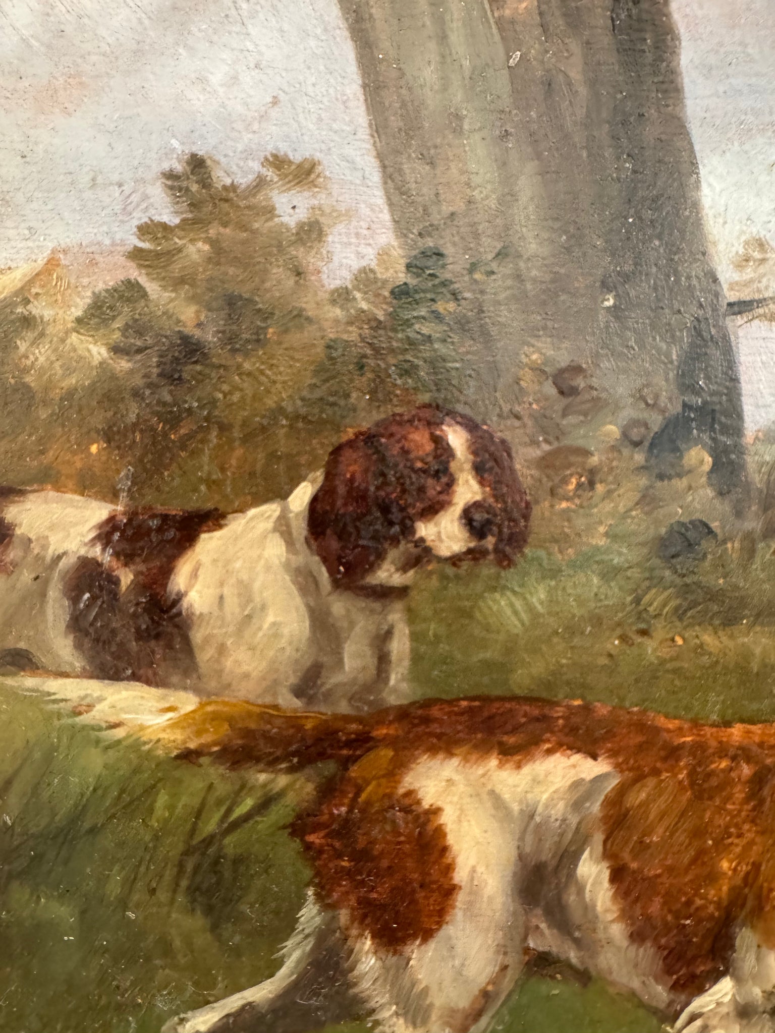 Pair 19th c Dog Portraits
