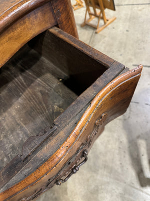 18th c Walnut French Commode