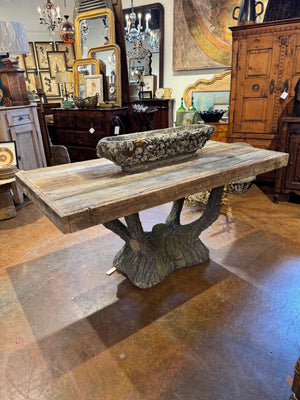 French Faux Bois Table