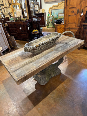 French Faux Bois Table