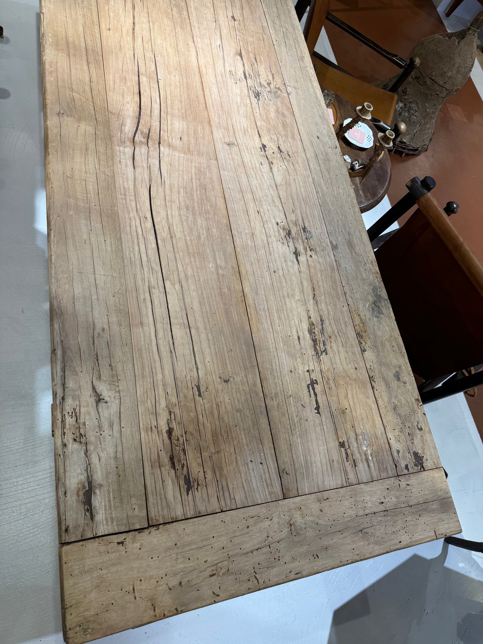 French Bleached Farm Table