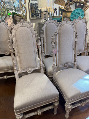 French Dining Chairs, S/6