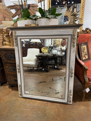 French Painted Mirror