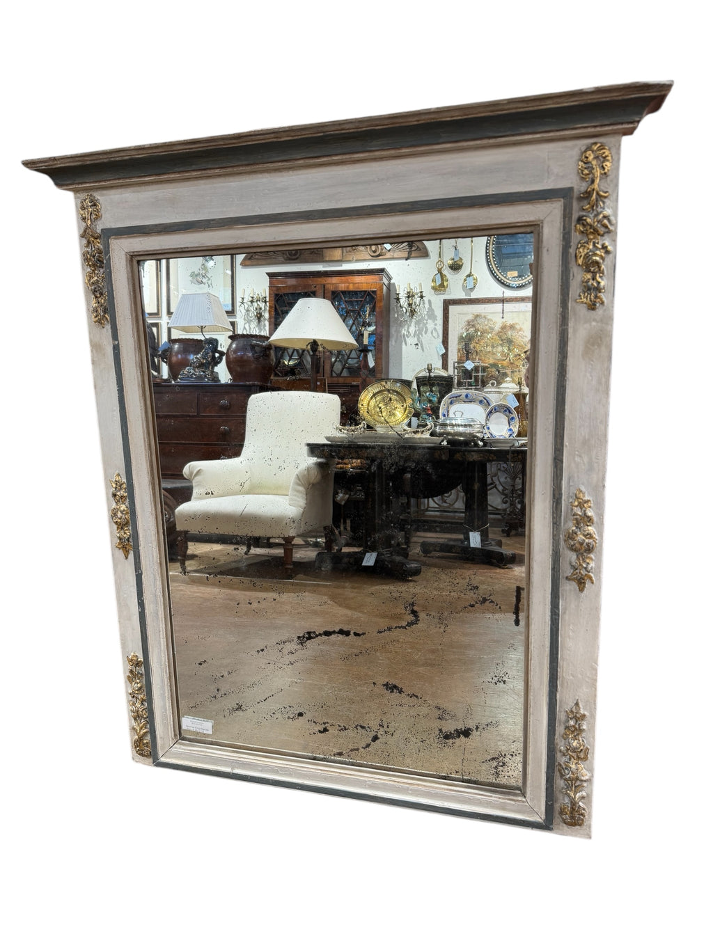 French Painted Mirror