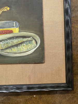 French Sardine Painting