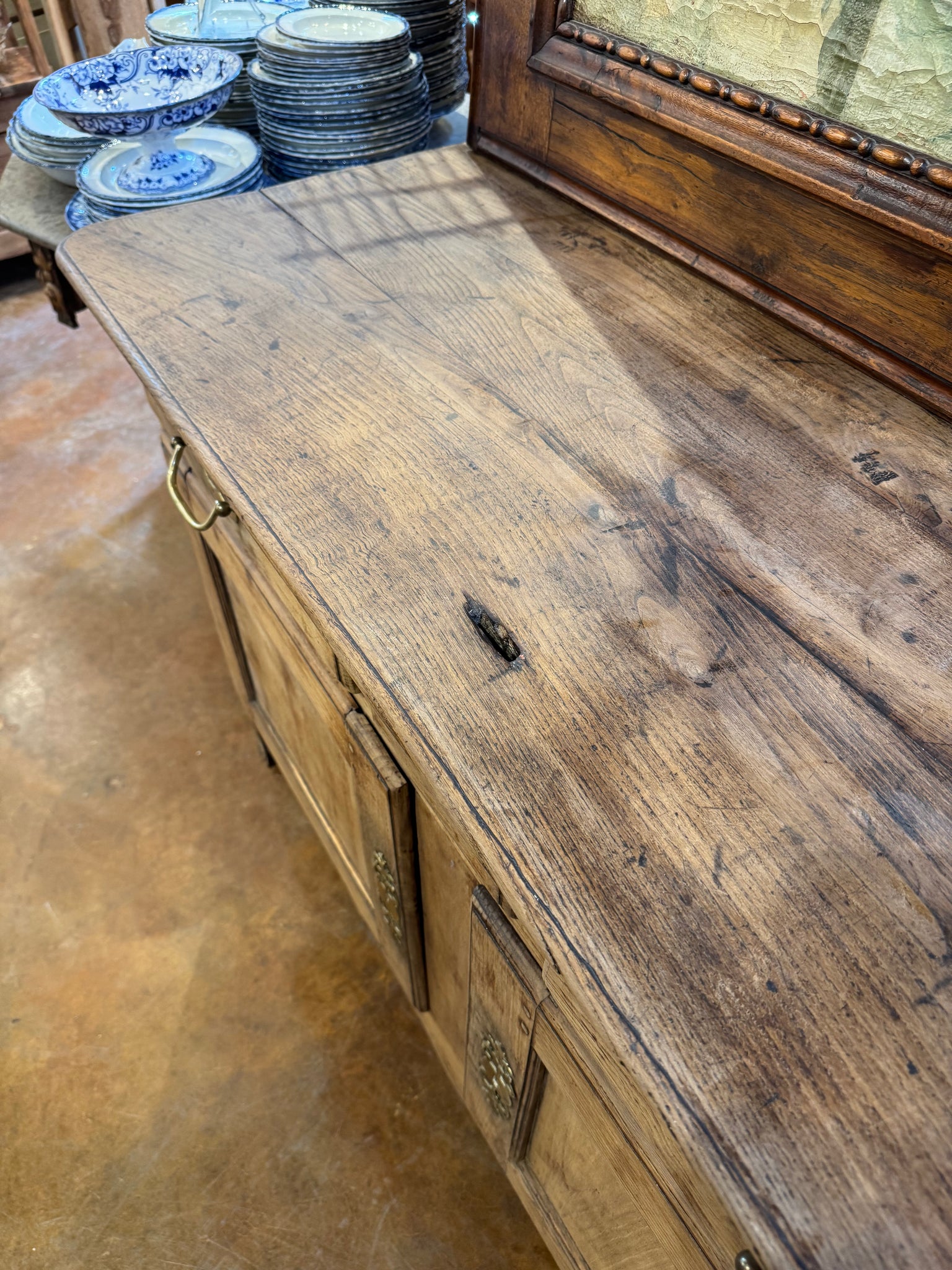 French 19th c Oak Buffet
