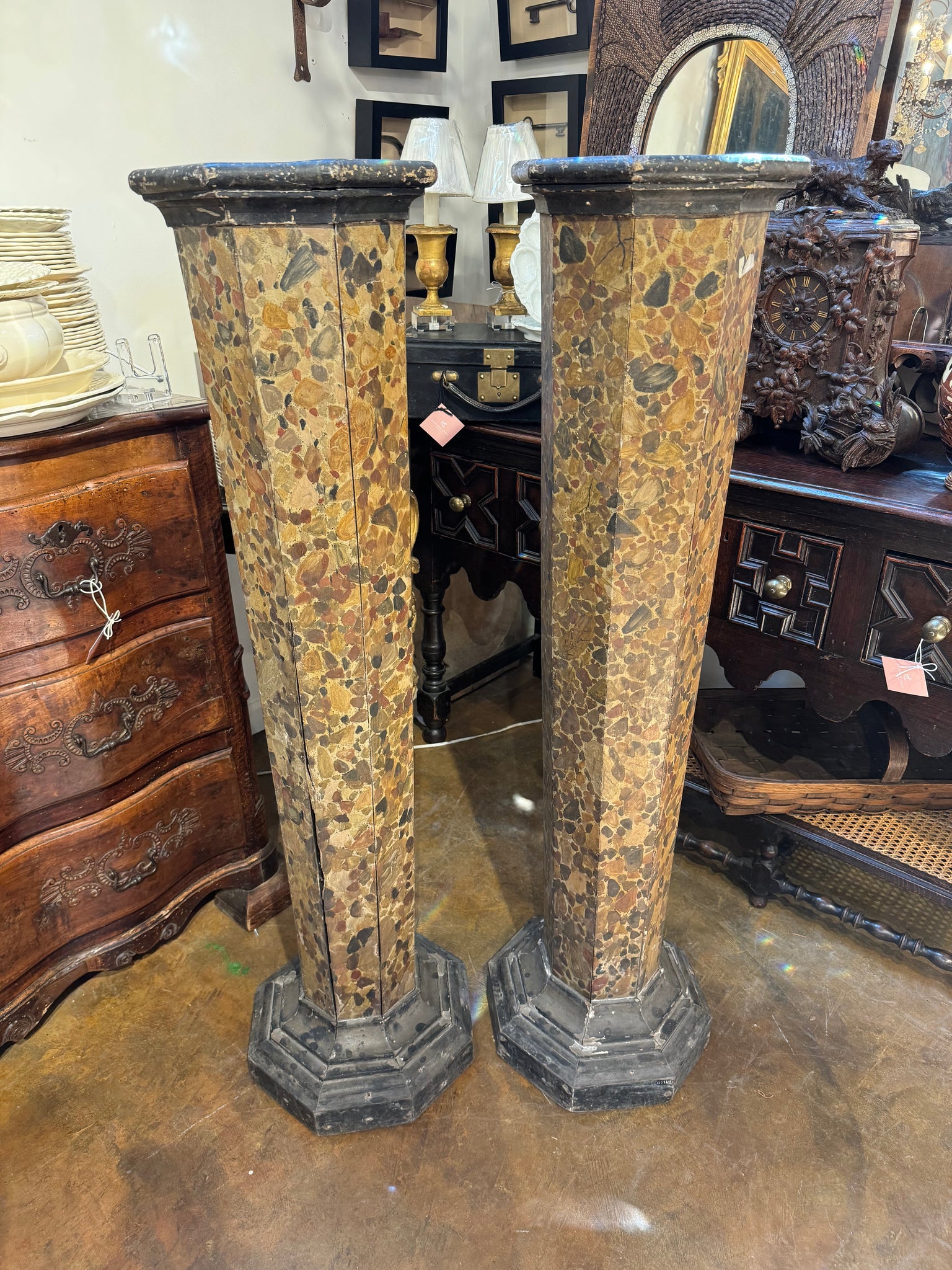 Pair Italian Columns