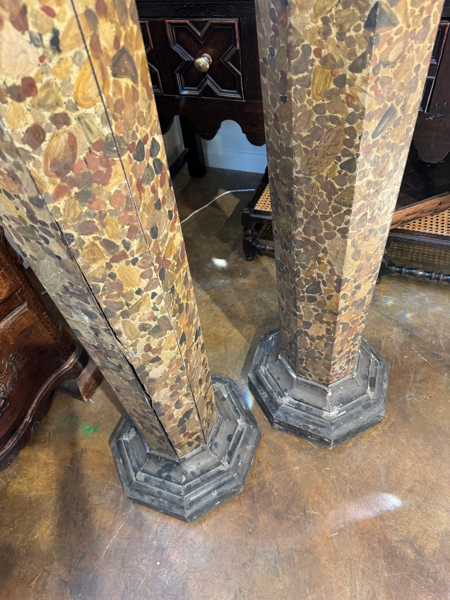 Pair Italian Columns