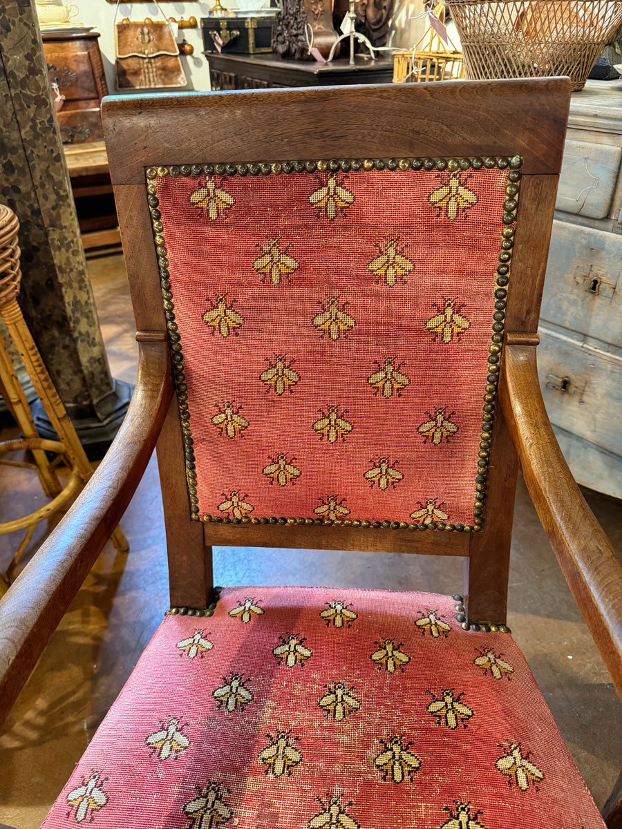 Pair French Needlepoint Chairs – HeatherCookAntiques