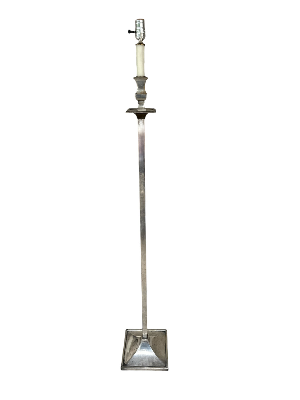 Spanish Silver Floor Lamp