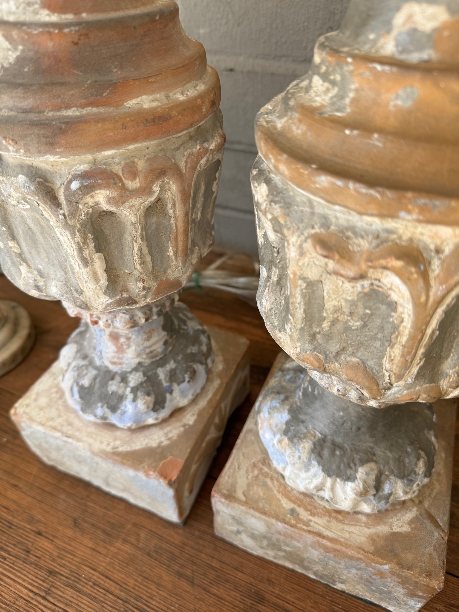 Pair Balustrade Lamps