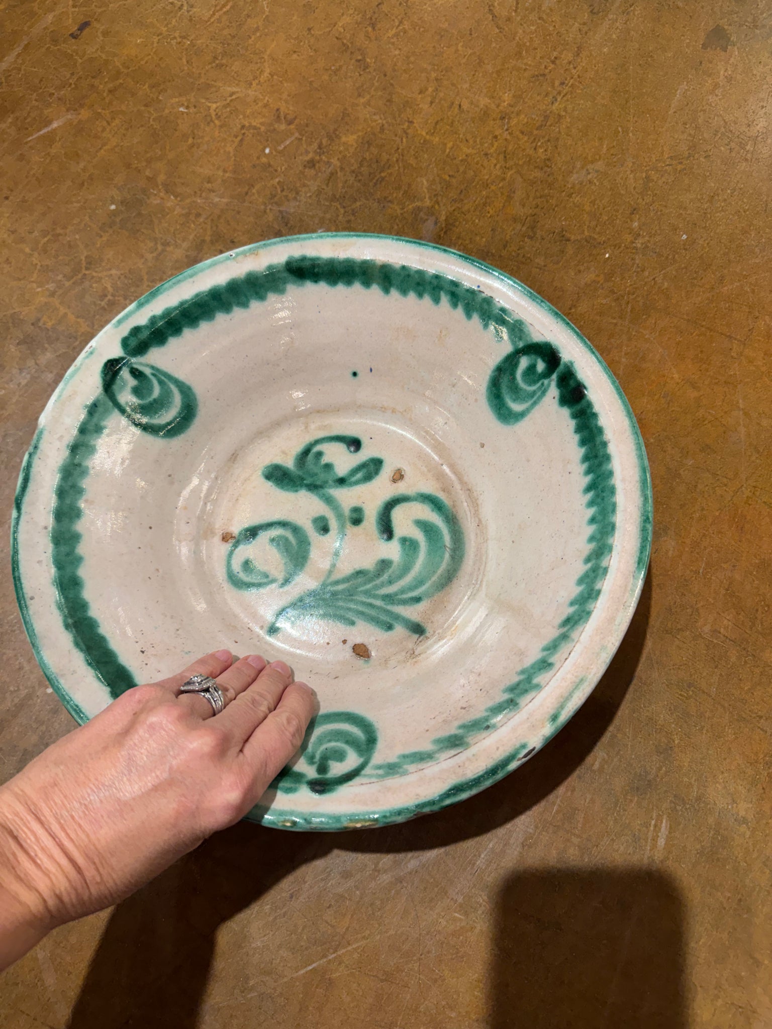 Spanish Green Labrillo Bowl