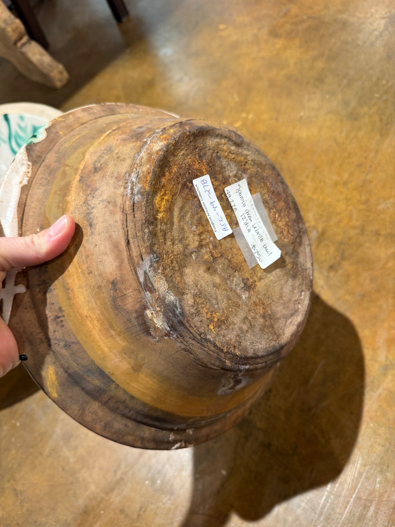 Spanish Green Labrillo Bowl