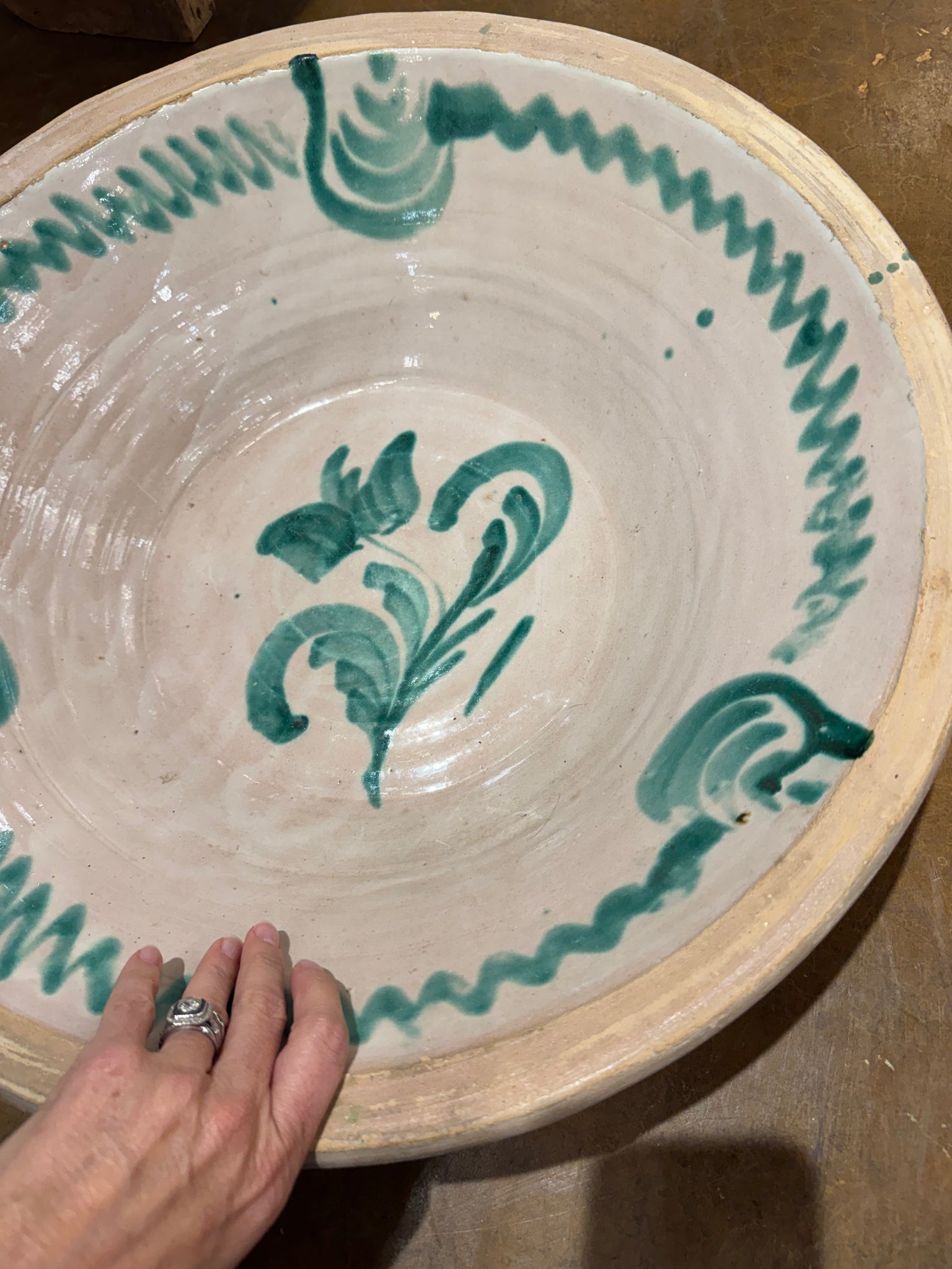 Spanish Green Labrillo Bowl