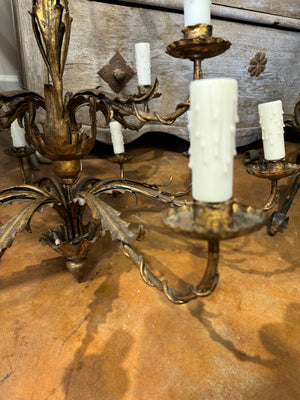 Italian Gilt Chandelier