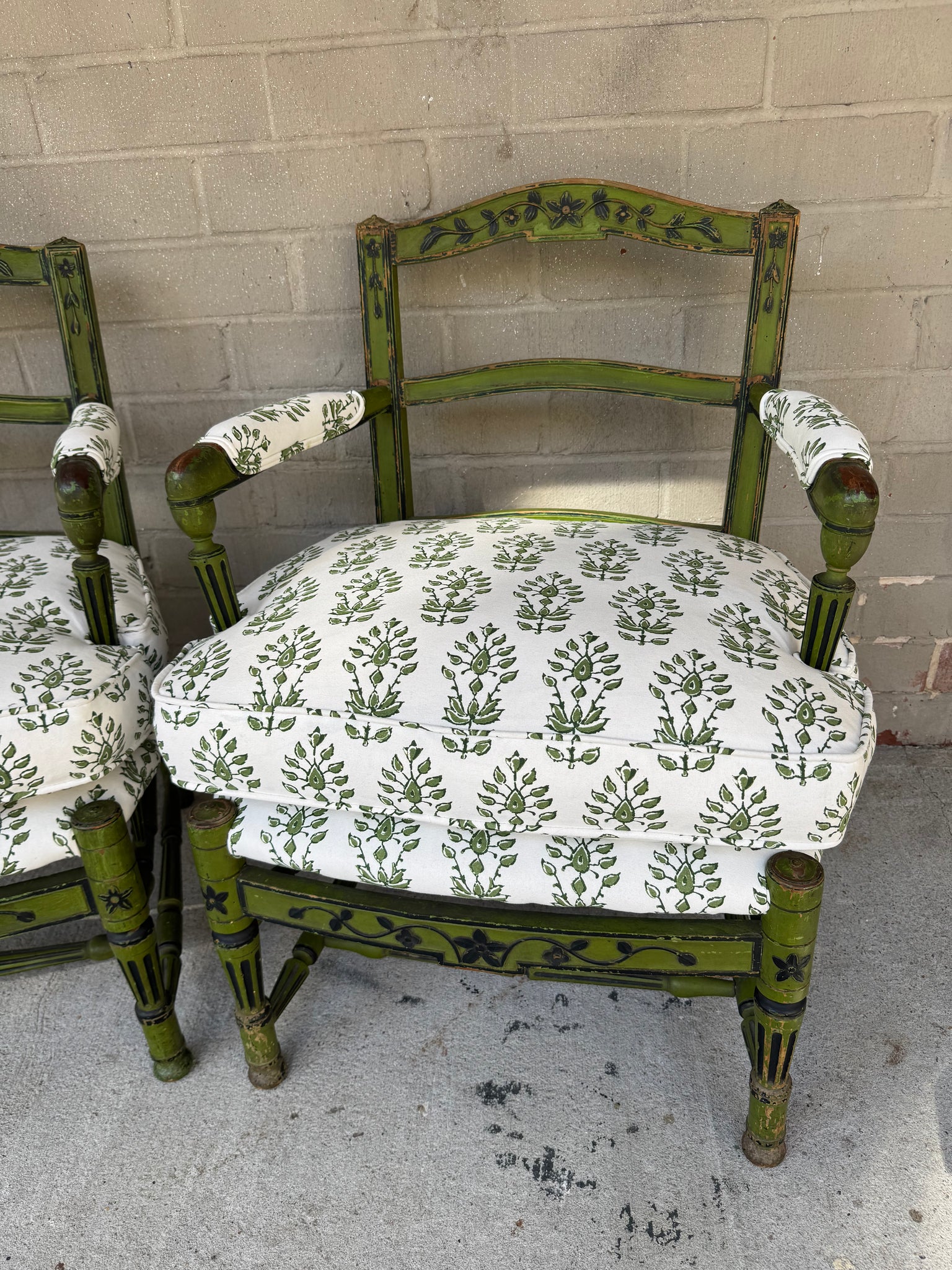Pair French Chairs