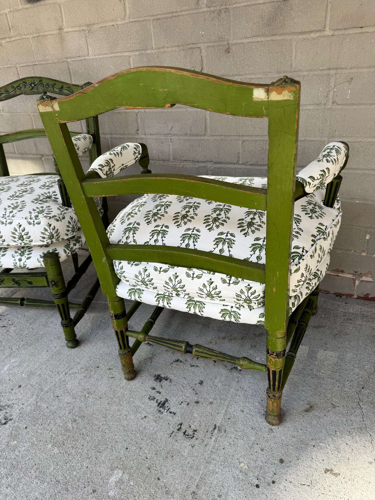 Pair French Chairs