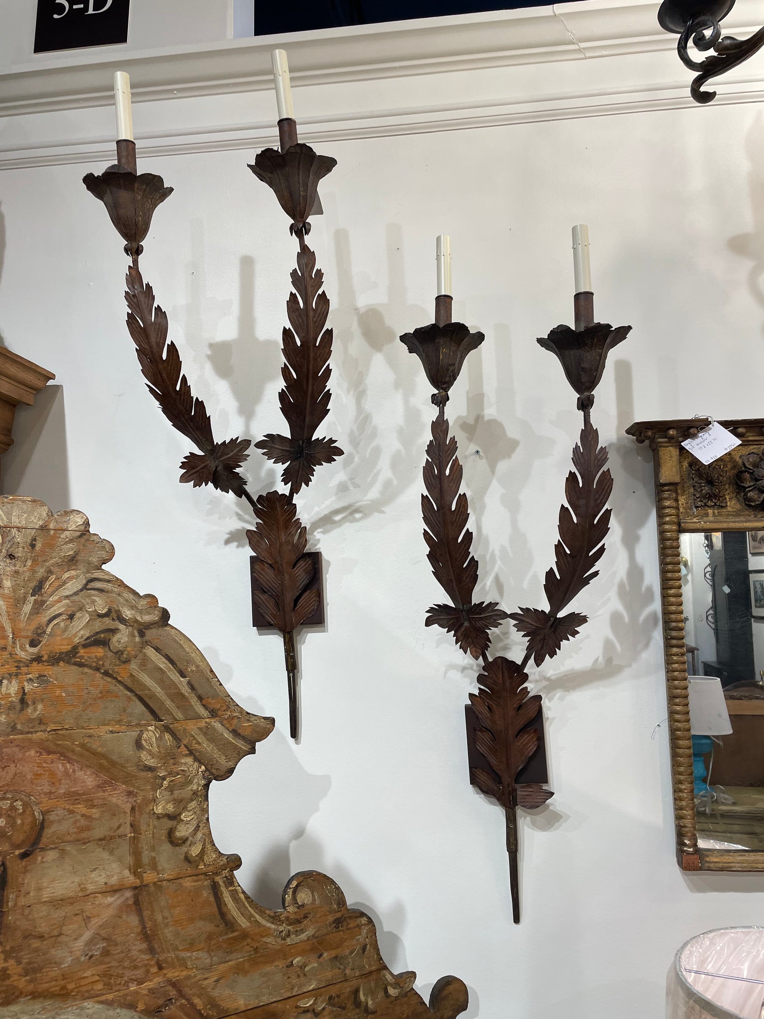 Pair of French 18th Sconces