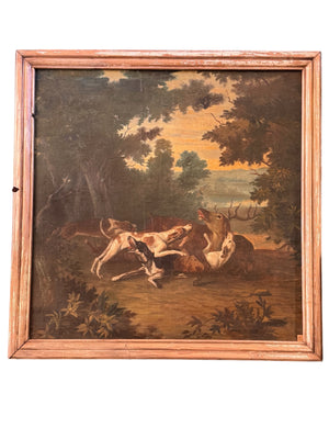 French Hunt Painting