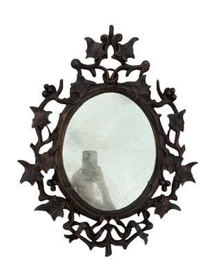 Pair of Black Forest Mirrors