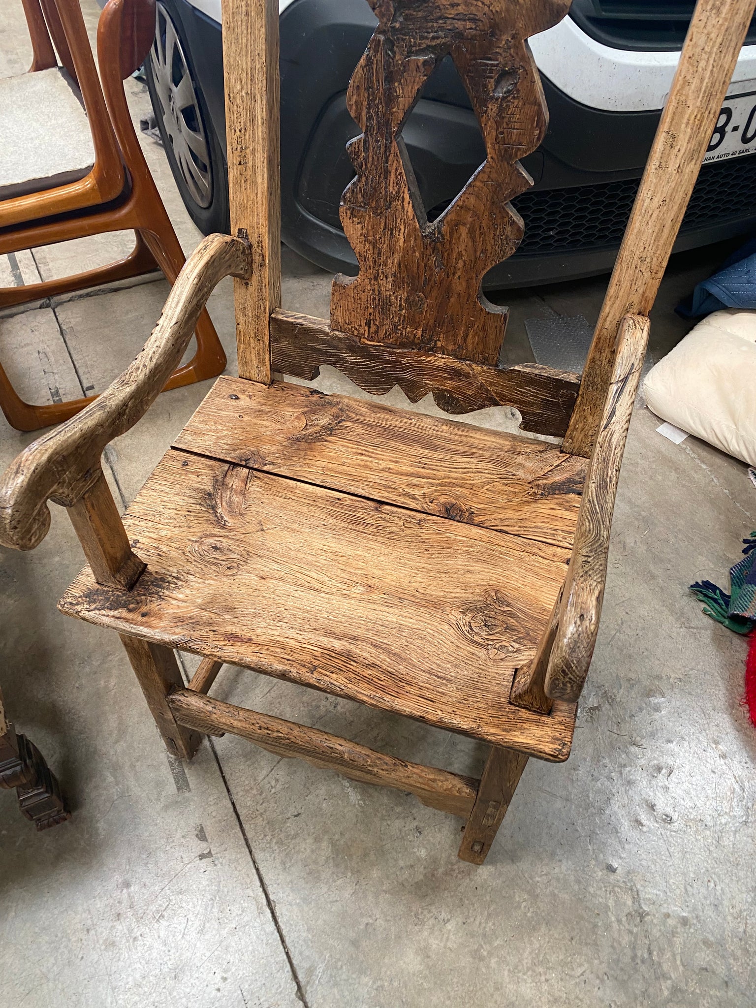 17th c French Chair