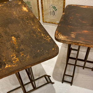 French Iron Bisto Table (pair available)