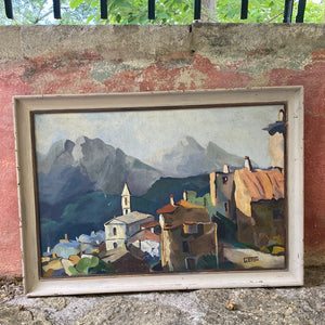 Framed French Painting