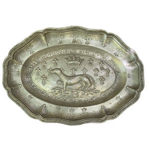 French Pewter Platter