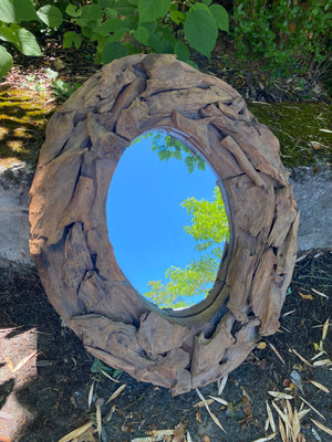 French Driftwood Mirror