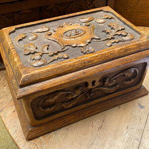 English Carved Box