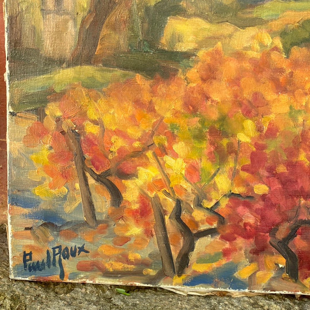 French Oil on Canvas