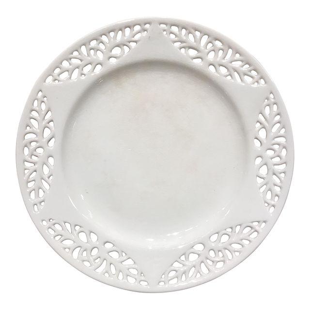 19th c. English Creamware Plate