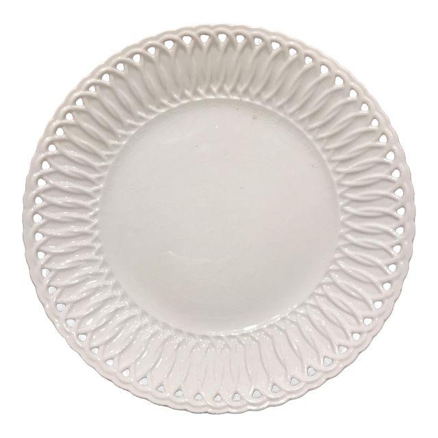 European Creamware Plate, 7 in